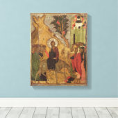 Toile Entrée à Jérusalem, Ecole de Moscou (Insitu (Plancher de Bois))