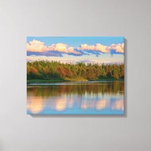 Toile Entrée au coucher du soleil   Nouveau-Brunswick, C