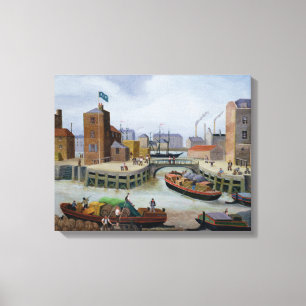 Toile Entrée au dock du canal du régent