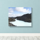 Toile Entrée Blue Lagoon - Islande (Insitu (Plancher de Bois))