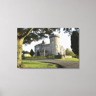 Toile Entrée côté Château de Dromoland sans personne