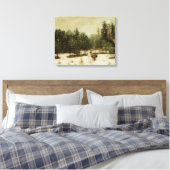 Toile Entrée de la forêt en hiver (Insitu(Chambre))