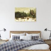 Toile Entrée de la forêt en hiver (Insitu(Chambre))