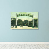 Toile Entrée de la vue du parc Oak (Insitu (Plancher de Bois))