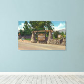 Toile Entrée de l'autoroute Whiteface Mt. Highway (Insitu (Plancher de Bois))