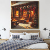 Toile Entrée de Noël festive (Insitu(Chambre))