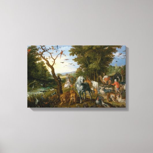Toile Entrée des animaux dans l'arche de Noé (Brueghel) (Recto)