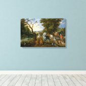 Toile Entrée des animaux dans l'arche de Noé (Brueghel) (Insitu (Plancher de Bois))
