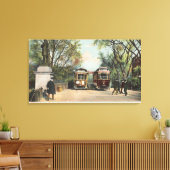 Toile Entrée du jardin public du métro (Insitu(Salon))