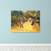 Toile Entrée du Parc Public par Vincent van Gogh (Insitu (Plancher de Bois))