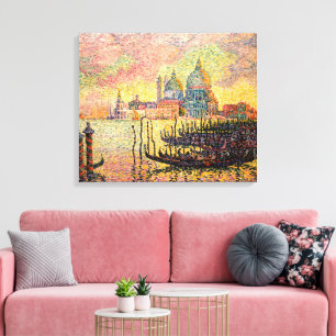 Toile Entrée Grand Canal, Venise   Paul Signac  