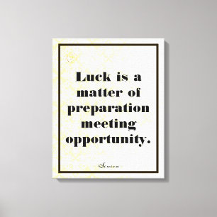 Toile Entreprise Motivation Seneca Typographie
