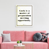 Toile Entreprise Motivation Seneca Typographie (Insitu(Salon))