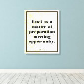 Toile Entreprise Motivation Seneca Typographie (Insitu (Plancher de Bois))