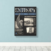 Toile Entropie - Conception Brutaliste (Insitu (Plancher de Bois))