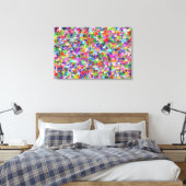 Toile - Enveloppé - Peinture de rayures Un (Insitu(Chambre))