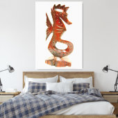 toile enveloppée à cheval en bois sculpté (Insitu(Chambre))