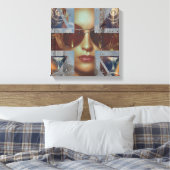 Toile Enveloppée Abstraite (Insitu(Chambre))