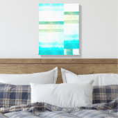 toile enveloppée aquarelle art abstrait (Insitu(Chambre))