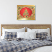 Toile enveloppée Art numérique de Noël (Insitu(Chambre))