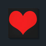 Toile Enveloppée au coeur rouge<br><div class="desc">Toile Enveloppée au coeur rouge</div>