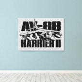 Toile enveloppée AV-8B Harrier II (Insitu (Plancher de Bois))
