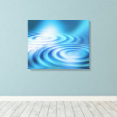 Toile enveloppée avec des ondulations Abstraites (Insitu (Plancher de Bois))