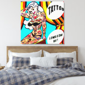 toile enveloppée blonde tatouée (Insitu(Chambre))