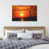 Toile Enveloppée coucher de soleil (Insitu(Chambre))