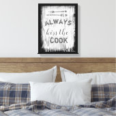 toile enveloppée cuisine mur art mignon citation (Insitu(Chambre))