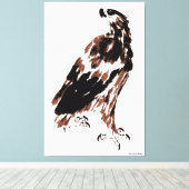 Toile enveloppée d'aigle (Insitu (Plancher de Bois))