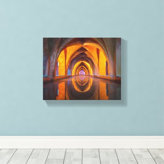 toile enveloppée d'architecture infinie (Insitu (Plancher de Bois))