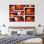 Toile enveloppée d'art Abstrait moderne (Insitu(Chambre))