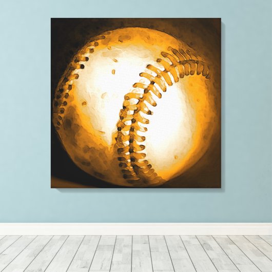 Toile Enveloppée De Baseball (Insitu (Plancher de Bois))