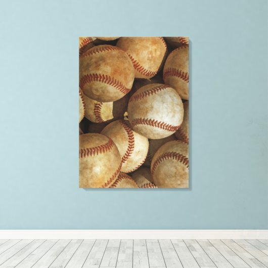Toile Enveloppée De Baseball (Insitu (Plancher de Bois))