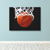 Toile Enveloppée De Basketball (Insitu (Plancher de Bois))