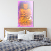 toile enveloppée de bouddha d'aura violette (Insitu(Chambre))