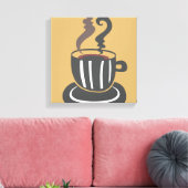Toile enveloppée de café (Insitu(Salon))