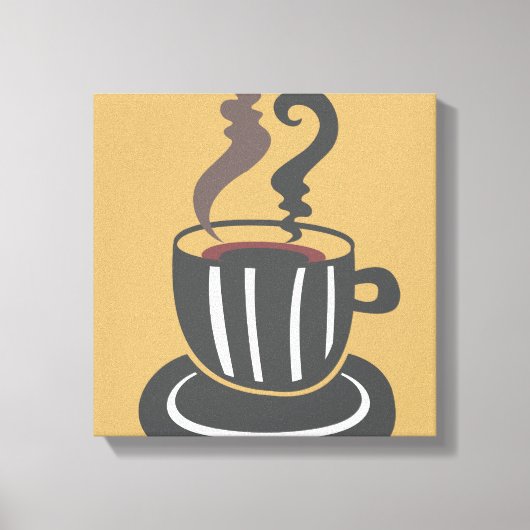 Toile enveloppée de café (Recto)