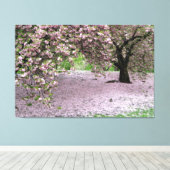 toile enveloppée de cerisier fleuri (Insitu (Plancher de Bois))