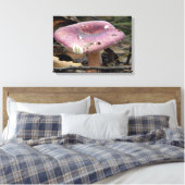 Toile enveloppée de champignons violets (Insitu(Chambre))