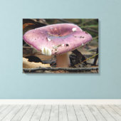 Toile enveloppée de champignons violets (Insitu (Plancher de Bois))