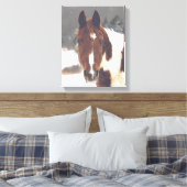 Toile enveloppée de cheval d'hiver (Insitu(Chambre))