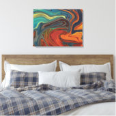 toile enveloppée de feu et de glace (Insitu(Chambre))