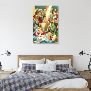 toile enveloppée de jésus bébé