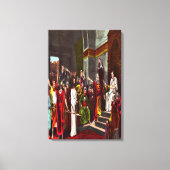 Toile enveloppée de Jésus et de Pilate (Recto)