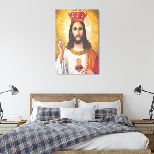 Toile Enveloppée de Jésus King (Insitu(Chambre))