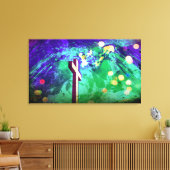 Toile enveloppée de la Croix de Terre Sainte (Insitu(Salon))