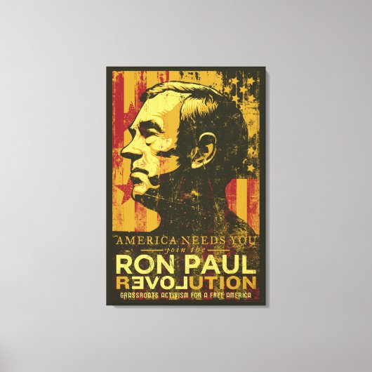 Toile Enveloppée De La Ron Paul (Recto)