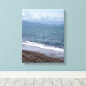 Toile Enveloppée De La Scène De Plage (Insitu (Plancher de Bois))